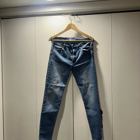 KanCan Blue Skinny Jeans with Vintage Distress Women's Size 11 / 29 - Picture 12 of 15